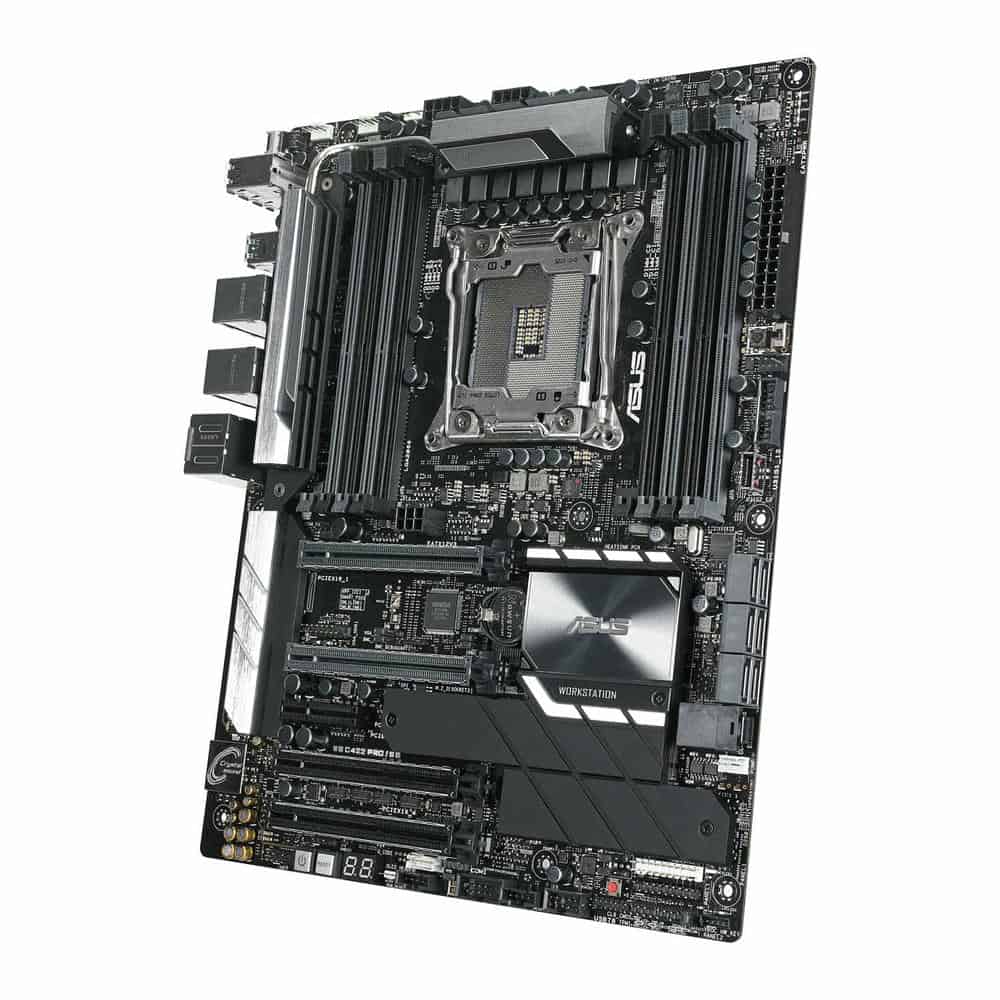 ASUS Intel Xeon WS C422 PRO SE ATX Workstation Motherboard
